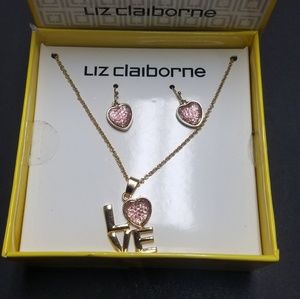 Liz Claiborne Jewelry - Liz Claiborne Necklace and Earrings Set Liz Claiborne Jewelry - Liz Claiborne Necklace and Earrings Set